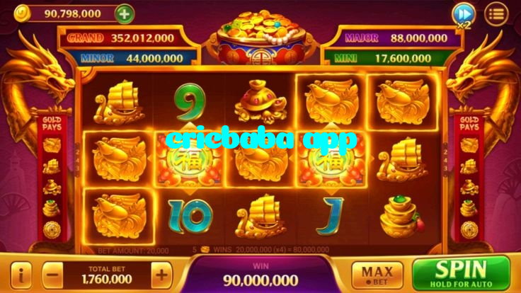 cricbaba app casino presented on mobile device in Pakistan with slots and live games